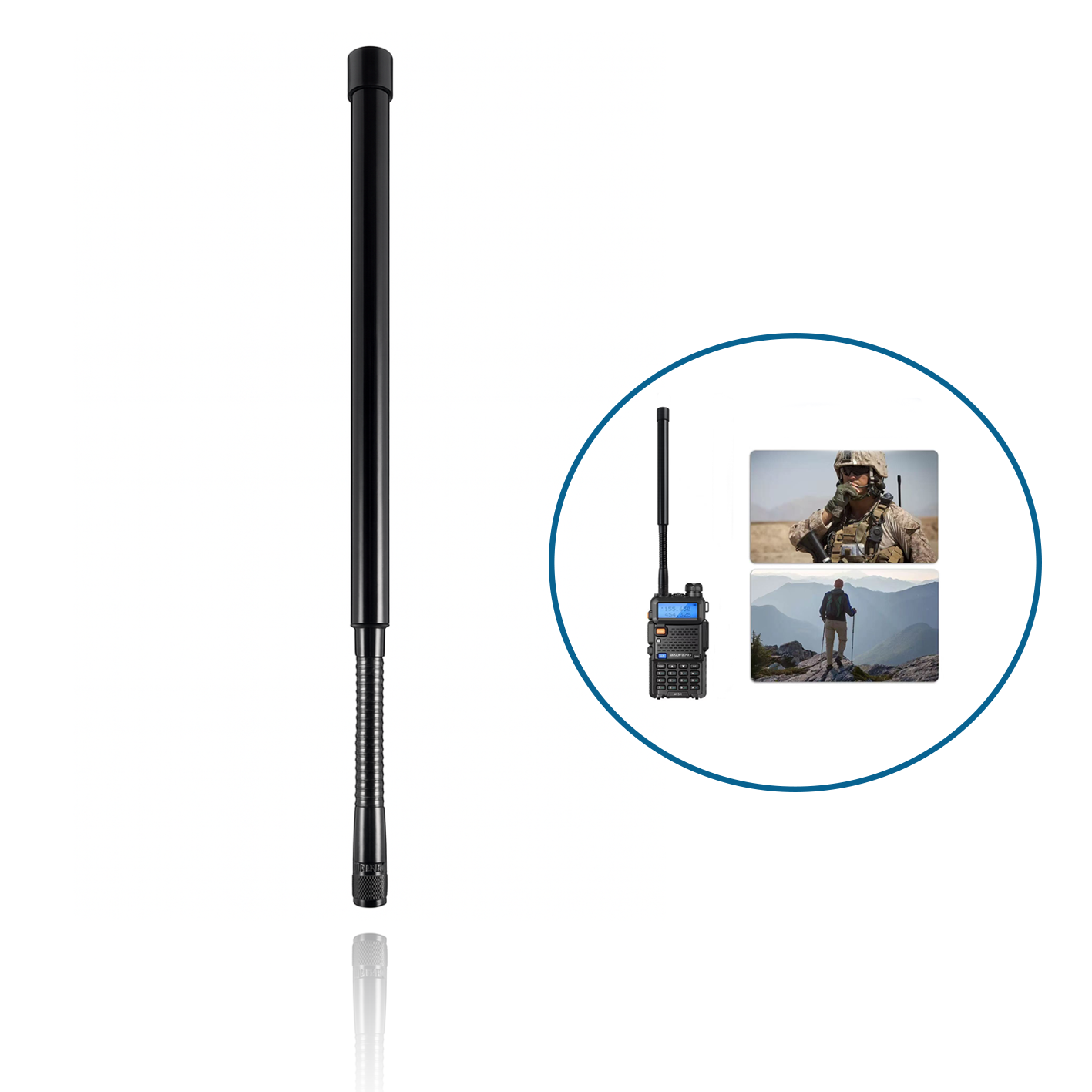 High Gain 868MHz Antenna 2.5dBi Omni Fiberglass  Gooseneck Waterproof SMA for Lo